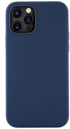 Чехол-накладка  i-Phone 12 Pro Max Silicone icase  №35 космо-голубая