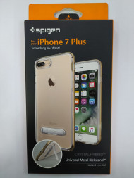 Чехол Spigen для i-Phone 7 Plus Crystal Hybrid , шампань (043CS20509)