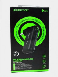 Адаптер Borofone BC35 AUX Car Wireless Receiver BT5.0 черный