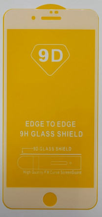 Защитное стекло для i-Phone 7 Plus/8 Plus 9D белое