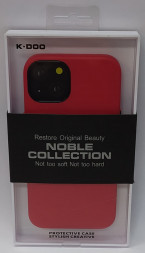 Накладка для i-Phone 13 K-Doo Noble кожаная красная