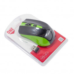 Мышь беспроводная Smartbuy ONE 352AG USB/DPI 800-1200-1600/4 кнопки/2AAA (SBM352AG-GK) зелено-черная