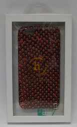 Накладка для i-Phone 6/6s Hoco (Platinum series snakeskin) красная