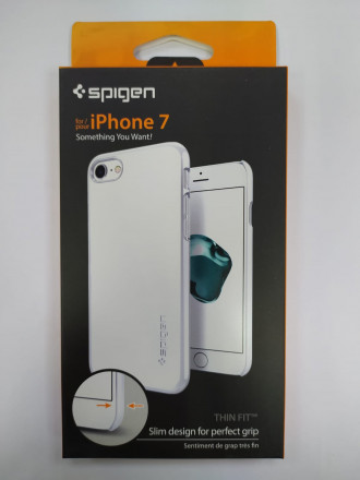 Клип-кейс Spigen для i-Phone 7 Thin Fit 042CS21037 ультра-белый