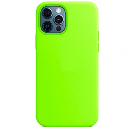 Чехол-накладка  i-Phone 12 Pro Max Silicone icase  №60 травяная