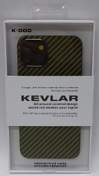 Накладка для i-Phone 13 K-Doo Kevlar пластик зеленая