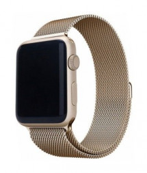 Сменный браслет для Apple Watch 42-44mm Milano №28 бронзовый 
