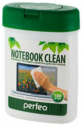 Perfeo чистящие салфетки &quot;Notebook Clean&quot;, для ноутбука, в малой тубе, 100шт.