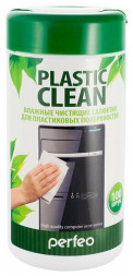 Чистящие салфетки Perfeo &quot;Plastic Clean&quot; для пластиковых поверхностей 100шт