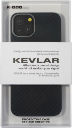Накладка для i-Phone 13 K-Doo Kevlar пластик черная