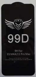 Защитное стекло для i-Phone 11 Pro Max/XS Max 6.5&quot; 99D чёрное