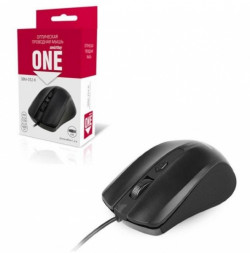 Мышь проводная Smartbuy ONE 352 USB/DPI 800-1200-1600/4 кнопки/1.24м (SBM-352-K) черная