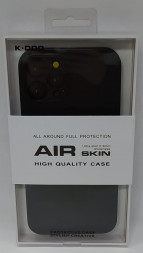 Накладка для i-Phone 12 Pro Max 6.7&quot; K-Doo Air Skin пластик черная