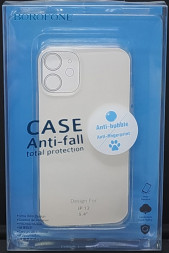 Накладка для i-Phone 12 mini 5.4&quot; Borofone Ice series силикон прозрачный