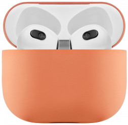 Силиконовый чехол для AirPods 3 оранжевый