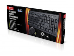 Беспроводной комплект клавиатура+мышь Smartbuy 23335AG, (SBC-23335AG-K) черный