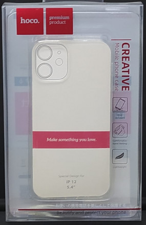 Накладка для i-Phone 12 mini 5.4&quot; Hoco Light силикон прозрачный