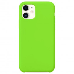 Чехол-накладка  i-Phone 11 Silicone icase  №31-3 зеленая