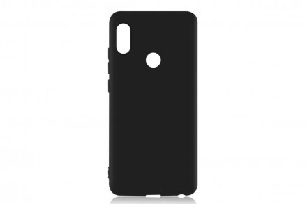 Чехол-накладка для Xiaomi Mi MIX 2S силикон матовый чёрный
