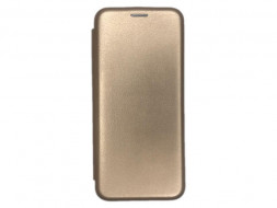 Чехол-книжка Xiaomi Mi 10 Fashion Case кожаная боковая золотая
