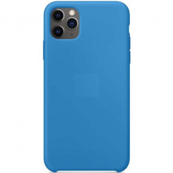 Чехол-накладка  i-Phone 12/12 Pro Silicone icase  №03 синяя