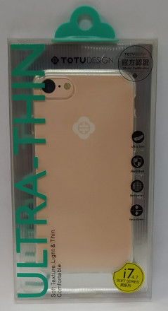 Накладка для i-Phone 7/8/SE20 TOTU силикон прозрачный