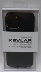 Накладка для i-Phone 12 Pro Max K-Doo Kevlar пластик синяя
