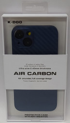 Накладка для i-Phone 13 K-Doo Air Carbon пластик синяя