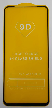 Защитное стекло для Xiaomi Redmi 10X/note 9 9D черное