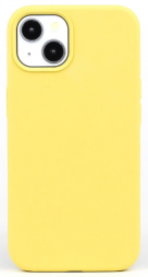 Чехол-накладка  i-Phone 14 Silicone icase  №04 желтая