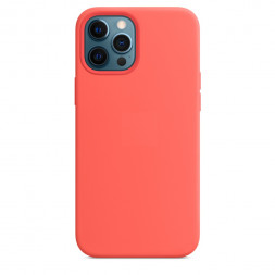 Чехол-накладка  i-Phone 12/12 Pro Silicone icase  №39 тёмно-розовая