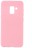 Накладка для Samsung Galaxy A5 (2018)/A8 (2018) Silicone cover розовая