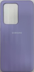 Накладка для Samsung Galaxy S20 Ultra Silicone cover лаванда