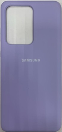  Накладка для Samsung Galaxy S20 Ultra Silicone cover лаванда