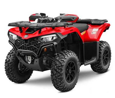  Квадроцикл CFMOTO CF500-AU-9L красный