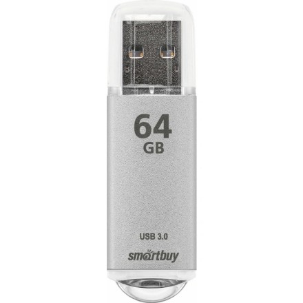 3.0 USB флеш накопитель Smartbuy 64GB V-Cut Silver (SB64GBVC-S3)