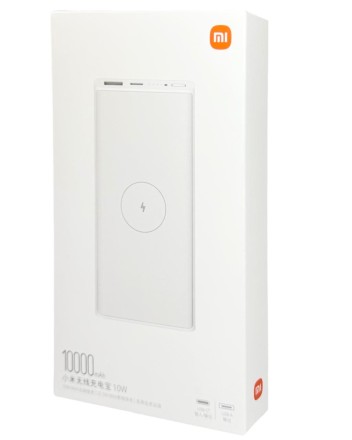  Powerbank с функцией беспроводной зарядки Xiaomi YOUTH 10000 мАч USB+C WPB15PDZM белый