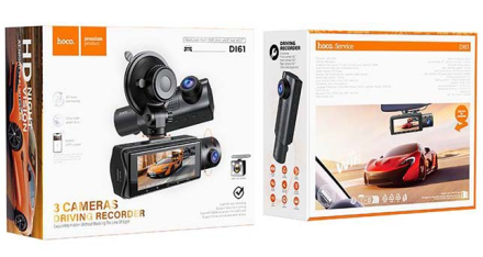  Автомобильный видеорегистратор Hoco DI61 черный