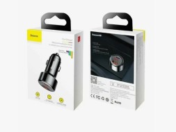 Автомобильное заряд. устр.Baseus PPS Quick Charging 1USB/1C 45W CCMLC20C-A01 черное