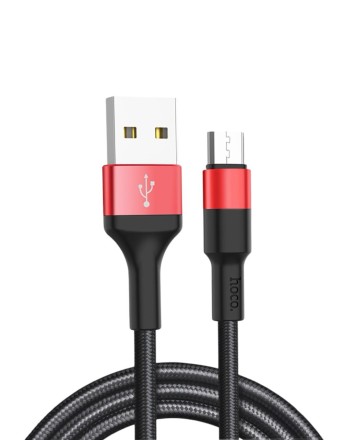 Usb Кабель-зарядка Micro Hoco X26 1м красный