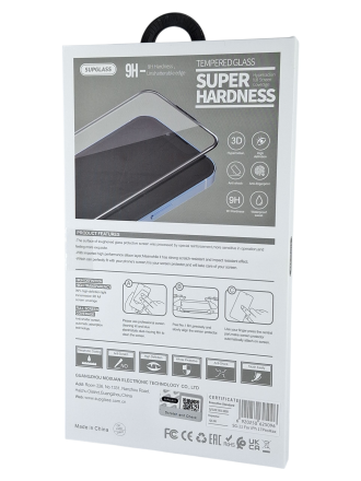  Защитное стекло для i-Phone 17 Pro Max Supglass SG-11 3D чёрное