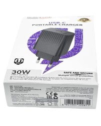 Сетевое зар. устр. Borofone BAS75A 1C 30W черное