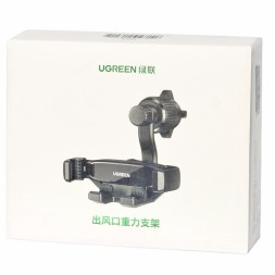 Держатель в автомобиль в воздуховод Ugreen LP671 с зажимом черный