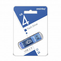 USB флеш накопитель Smartbuy 4GB Glossy Blue (SB4GBGS-B)