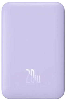  Powerbank с беспроводной зарядкой Baseus Magnetic Wireless 10000mAh 20W PPCX070005 сиреневый