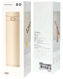 Термос Mijia flip Version2/480ML (MJTGB01PL)(с автоматическим замком) розовый