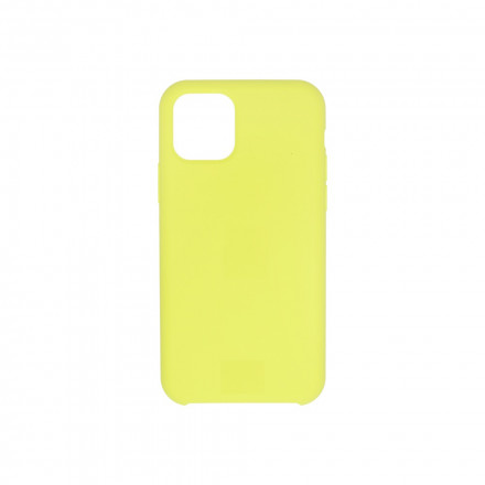 Чехол-накладка  i-Phone 12 Pro Max Silicone icase  №32 лимонная