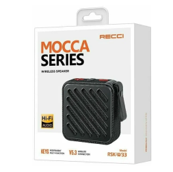 Bluetooth колонка Recci Mocca RSK-W33 черная