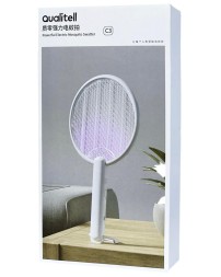 Электрическая мухобойка Qualitell  Powerful Electric Mosquito Swatte C3 White ZSC230911 белый