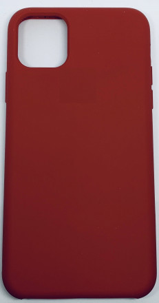 Чехол-накладка  i-Phone 11 Pro Max Silicone icase  №33 тёмно-красная